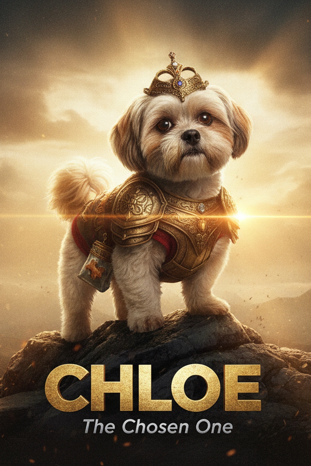AI pet poster of a fan's pet